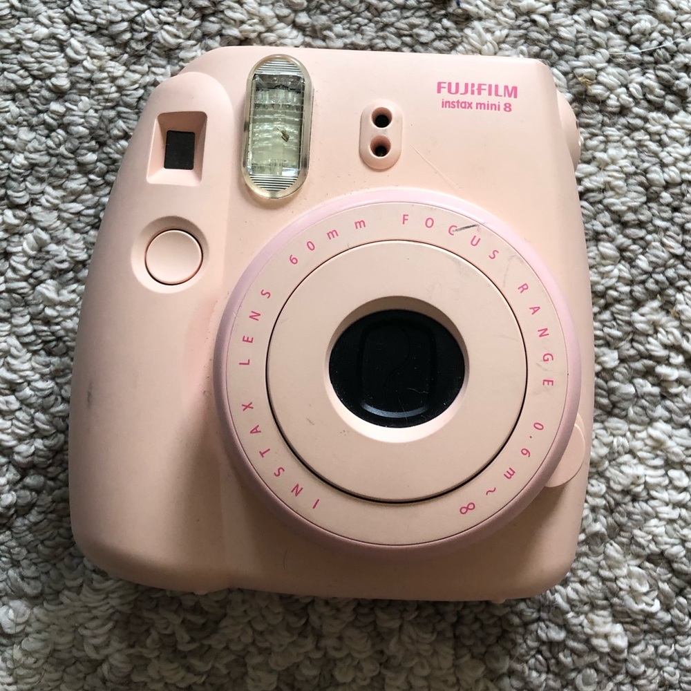 Pink Fujifilm instax mini 8